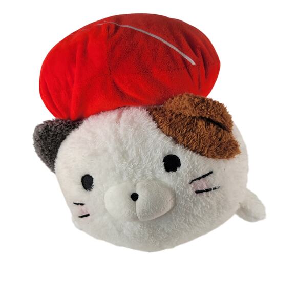 Takashoji Sushi Cat Plush 12" Tuna Nigiri White Seal Calico Design January 2023 - Picture 8 of 16